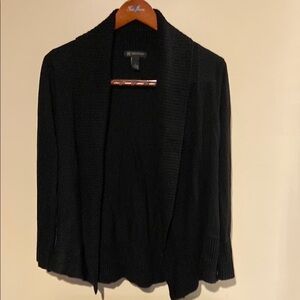 INC International Concepts Black Cardigan Sweater